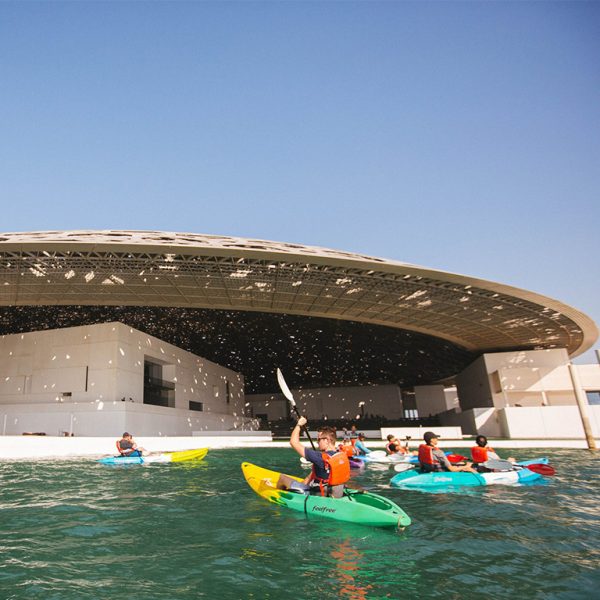 Guided Kayak Tour at Louvre Abu Dhabi – Water Sports Kanwal Malik Official a poet, novelist and a writer based in dubai 4