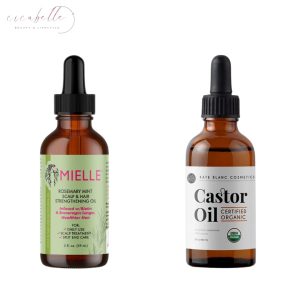 Mielle’s Rosemary Hair Oil & Kate Blanc’s Castor Oil Combo Pack-Hair and skin care Kanwal Malik Official a poet, novelist and a writer based in dubai