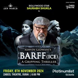 Barff at Zabeel Theatre in Dubai – Desi Events Kanwal Malik Official a poet, novelist and a writer based in dubai