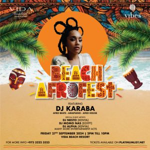 Beach Afrofest at Vida Beach Resort – Festival Kanwal Malik Official a poet, novelist and a writer based in dubai