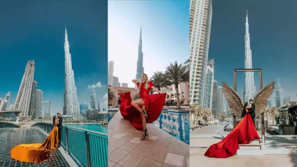 Burj Khalifa Flying Dress Videography Shoot – Recently Added Experiences Kanwal Malik Official a poet, novelist and a writer based in dubai 5