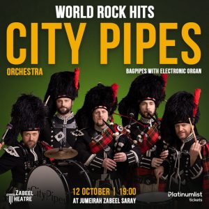 City Pipes Orchestra: World Rock Hits on Bagpipes with Electronic Organ at Zabeel Theatre – Concerts Kanwal Malik Official a poet, novelist and a writer based in dubai