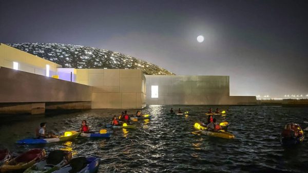 Full moon kayak tour at louvre Abu Dhabi – Water Sports Kanwal Malik Official a poet, novelist and a writer based in dubai 5