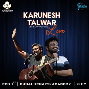 Karunesh Talwar Live in Dubai-2025 – Comedy Events Kanwal Malik Official a poet, novelist and a writer based in dubai