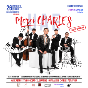 Merci Charles concert by Hayk Petrossyan at Cultural Foundation, Abu Dhabi – Nightlife Kanwal Malik Official a poet, novelist and a writer based in dubai