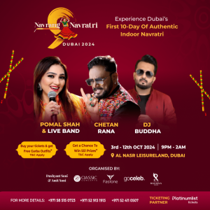 Navrang Navratri – Dubai’s 1st Indoor Navratri – Desi Events Kanwal Malik Official a poet, novelist and a writer based in dubai