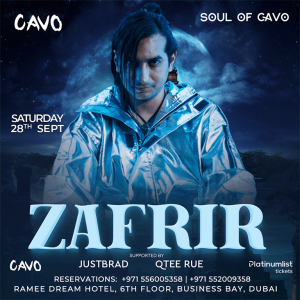 Soul of Cavo presents Zafrir Live in Dubai – Nightlife Kanwal Malik Official a poet, novelist and a writer based in dubai