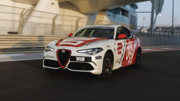 Yas Marina Circuit Alfa Romeo Giulia Quadrifoglio driving experience – Experiences Kanwal Malik Official a poet, novelist and a writer based in dubai 5