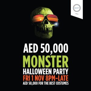 AED 50,000 Monster Halloween Party – Nightlife Kanwal Malik Official a poet, novelist and a writer based in dubai