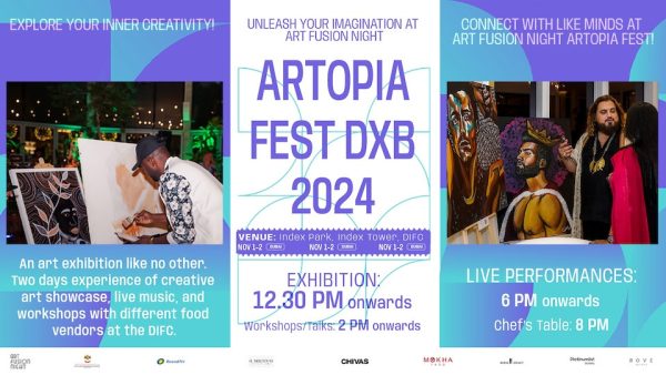 Art Fusion Night, Artopia Fest 2024 – Nightlife Kanwal Malik Official a poet, novelist and a writer based in dubai 5