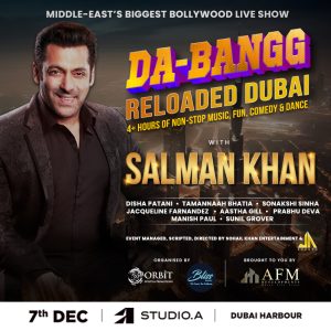 Da-Bangg Reloaded Concert with Salman Khan – Concerts Kanwal Malik Official a poet, novelist and a writer based in dubai