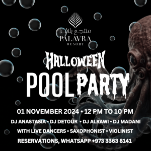 Haunted Halloween Pool Party at Palavra Resort – Halloween Kanwal Malik Official a poet, novelist and a writer based in dubai