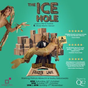 Ice Hole – A Cardboard Comedy at Theatre by QE2, Dubai – Comedy Events Kanwal Malik Official a poet, novelist and a writer based in dubai