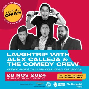 Laughtrip with Alex Calleja and The Comedy Crew in Oman – Comedy Events Kanwal Malik Official a poet, novelist and a writer based in dubai