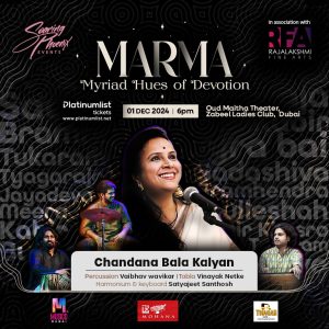 Marma – Myriad Hues of Devotion in Dubai – Desi Events Kanwal Malik Official a poet, novelist and a writer based in dubai