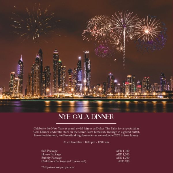 NYE Gala Dinner at Dukes The Palm in Dubai – New Years Eve Events Kanwal Malik Official a poet, novelist and a writer based in dubai 4