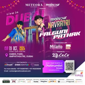 Navratri Utsav with Falguni Pathak – Desi Events Kanwal Malik Official a poet, novelist and a writer based in dubai