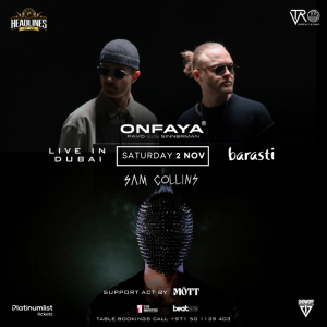 Onfaya and Sam Collins Live in Barasti, Dubai – Festival Kanwal Malik Official a poet, novelist and a writer based in dubai