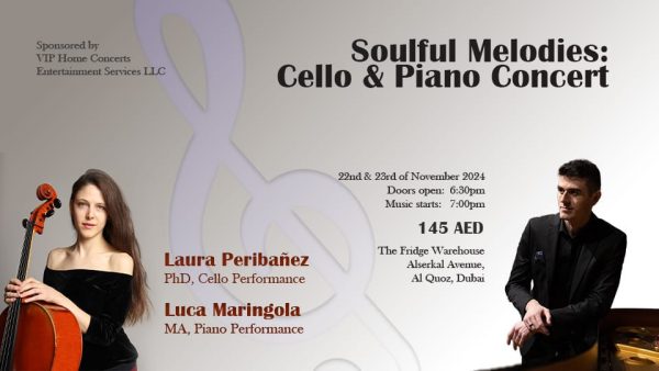 Soulful Melodies: Cello & Piano Concert at The Fridge Warehouse in Dubai – Classical Events Kanwal Malik Official a poet, novelist and a writer based in dubai 5