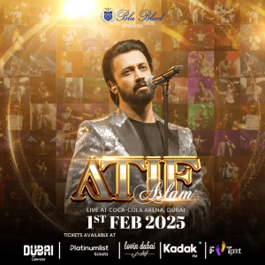 Atif Aslam Live in Coca-Cola Arena in Dubai – Desi Events Kanwal Malik Official a poet, novelist and a writer based in dubai