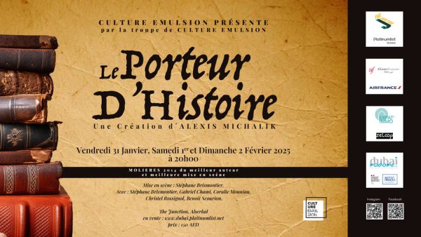 Le Porteur D’Histoire at The Junction in Dubai – Shows and Theatrical Plays Kanwal Malik Official a poet, novelist and a writer based in dubai 5