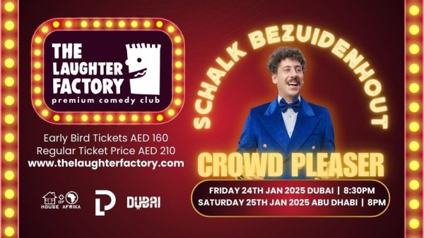 The Laughter Factory Presents NETFLIX STAR SCHALK BEZUIDENHOUT – Comedy Events Kanwal Malik Official a poet, novelist and a writer based in dubai 5