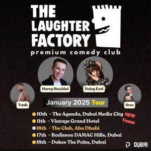 The Laughter Factory January 2025 – Comedy Events Kanwal Malik Official a poet, novelist and a writer based in dubai