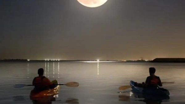 Full moon kayak tour at louvre Abu Dhabi – Water Sports Kanwal Malik Official a poet, novelist and a writer based in dubai 5