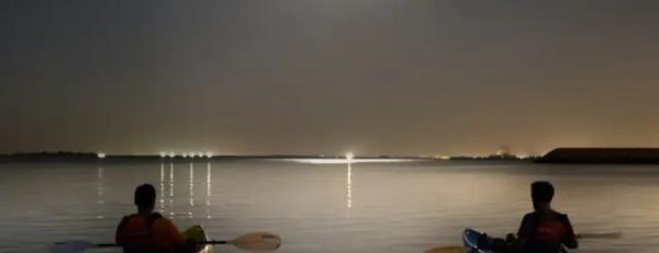 Full moon kayak tour at louvre Abu Dhabi – Water Sports Kanwal Malik Official a poet, novelist and a writer based in dubai 6