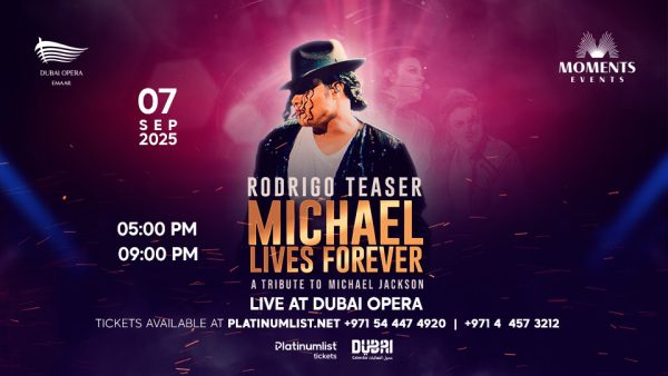 Michael Lives Forever by Rodrigo Teaser – A Tribute to Michael Jackson in Dubai Opera – Concerts Kanwal Malik Official a poet, novelist and a writer based in dubai 5