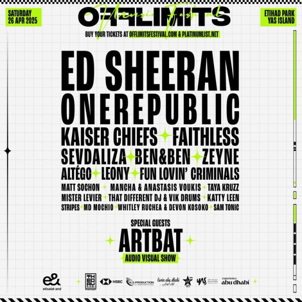 OFFLIMITS Music Festival – Headlining Ed Sheeran – Concerts Kanwal Malik Official a poet, novelist and a writer based in dubai 4